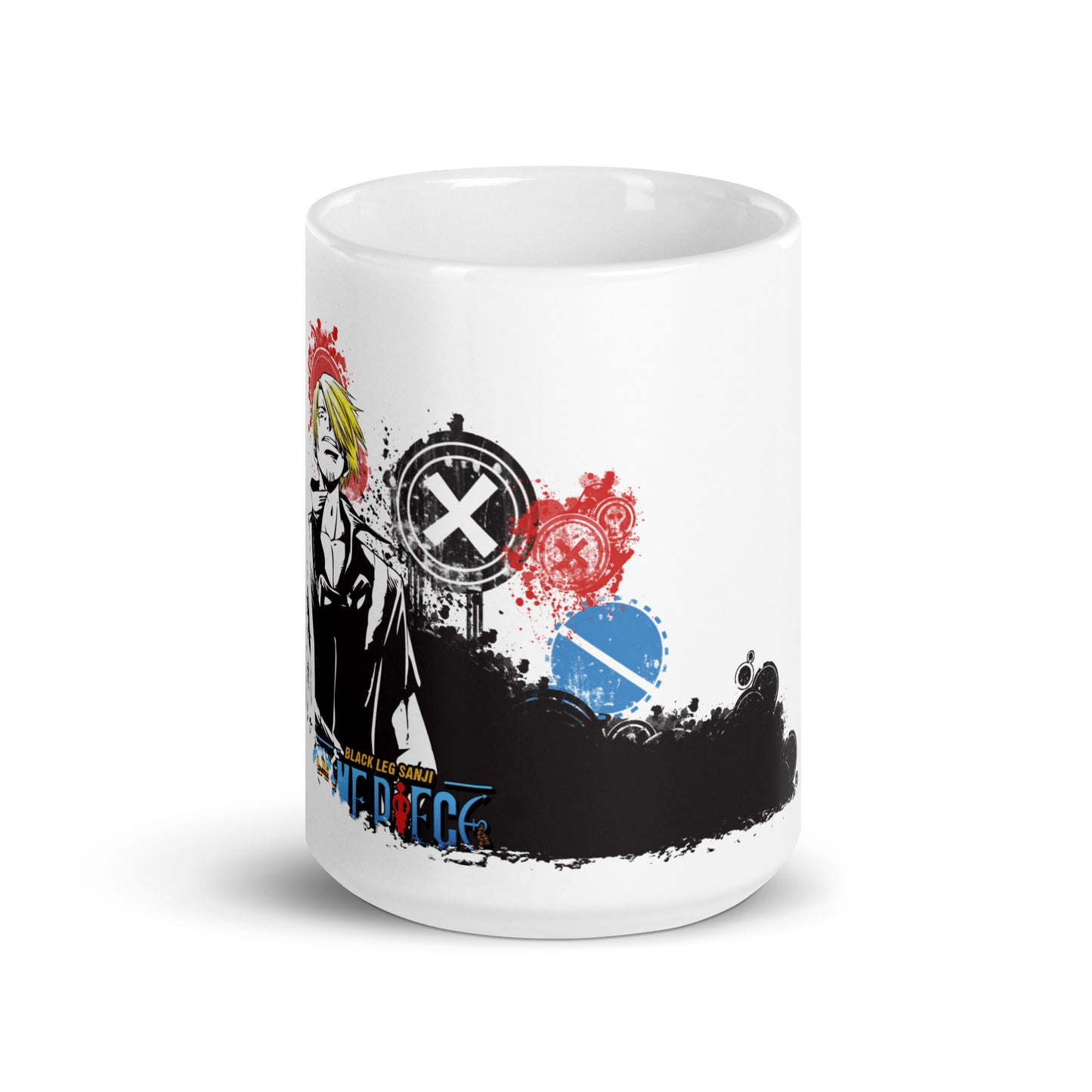 White Glossy Mug -Sanji 2