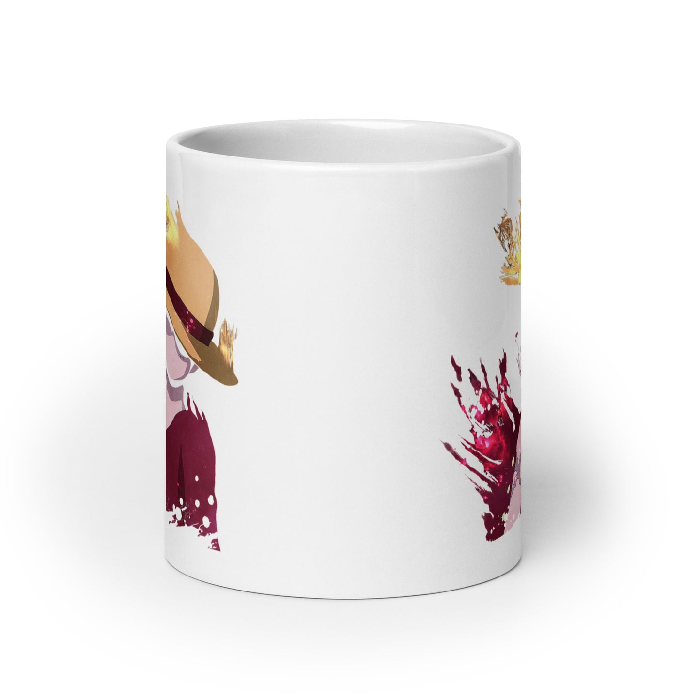 White Glossy Mug - Luffy 20