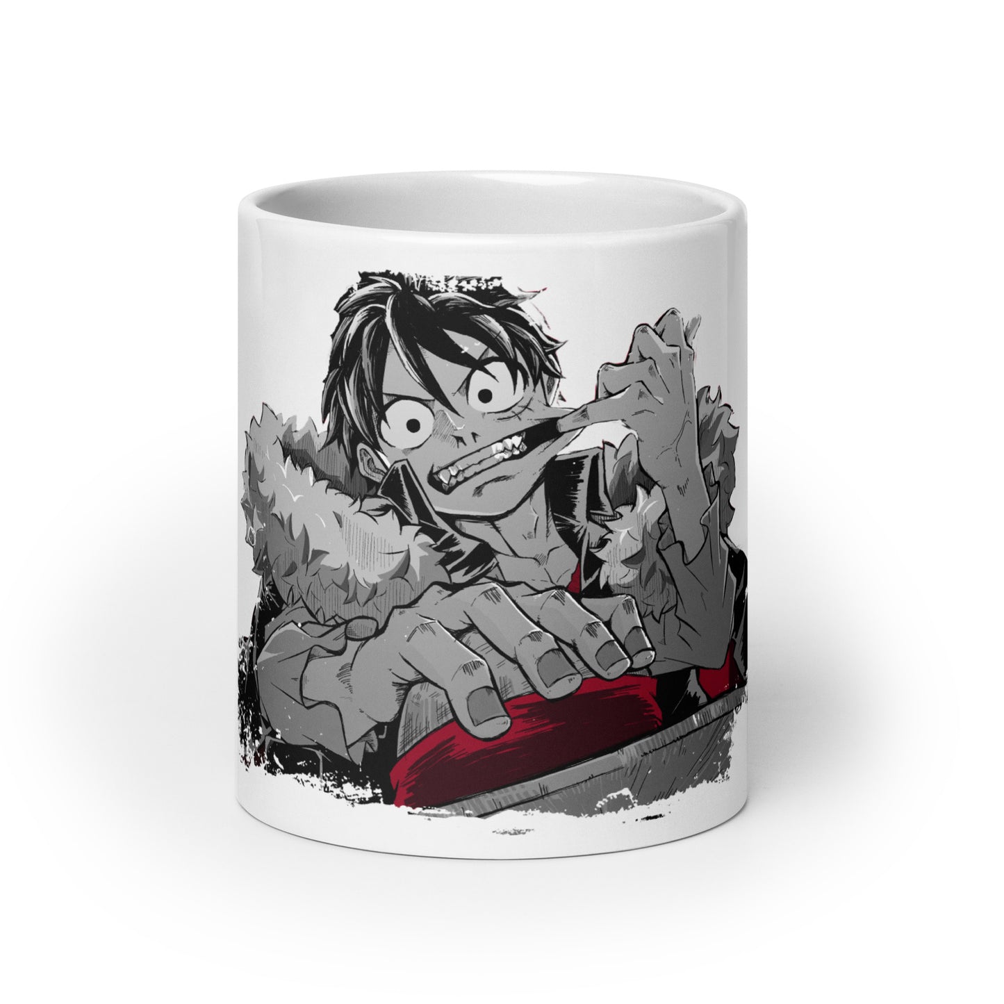White Glossy Mug - Luffy 76