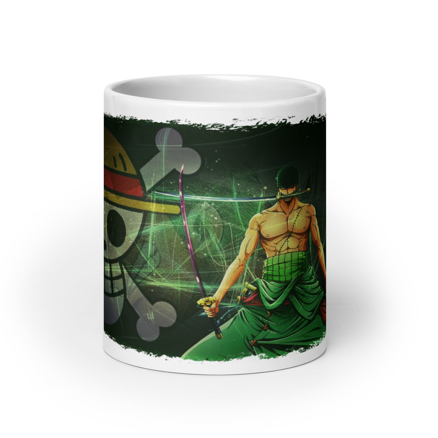White Glossy Mug - Zoro 9