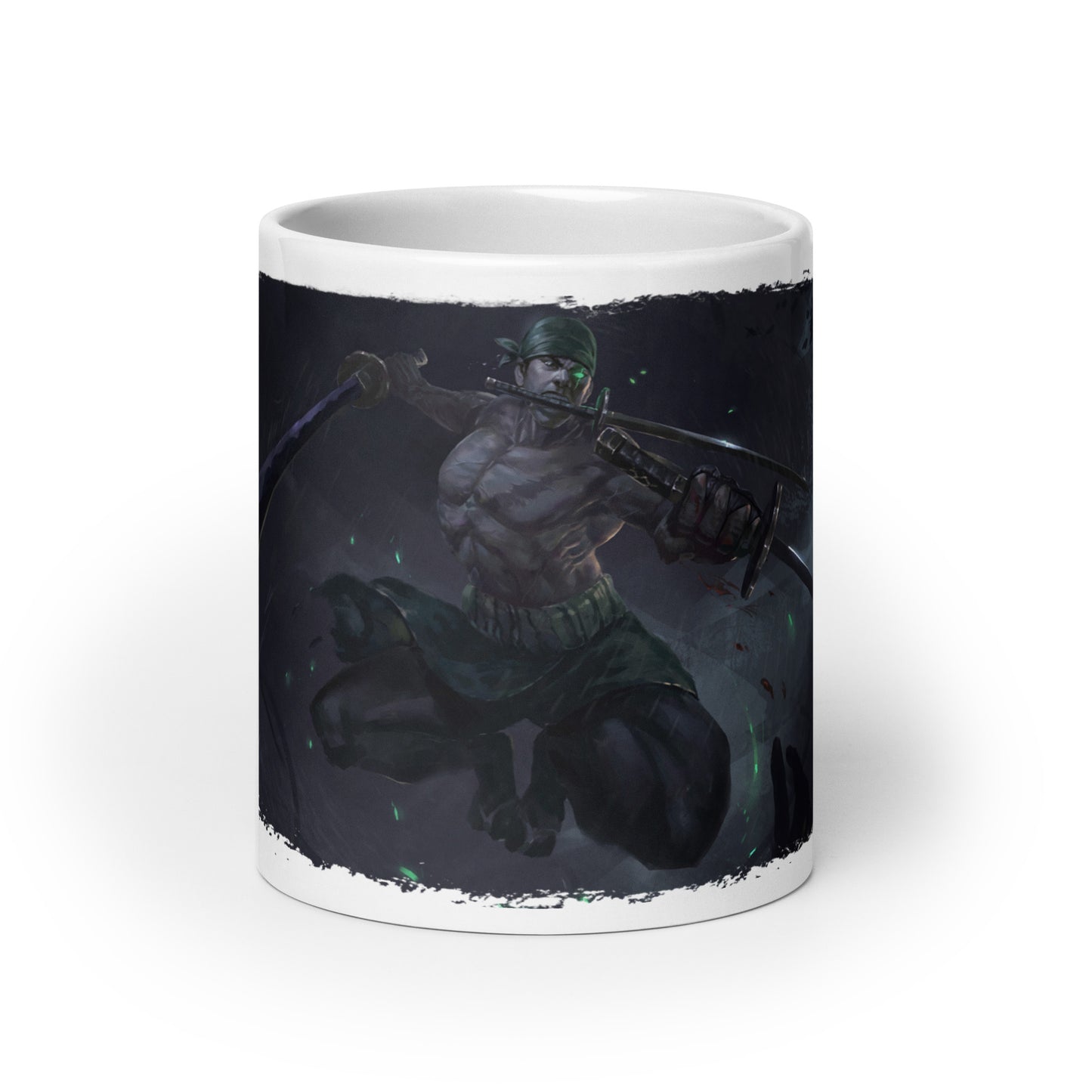 White Glossy Mug - Zoro 17