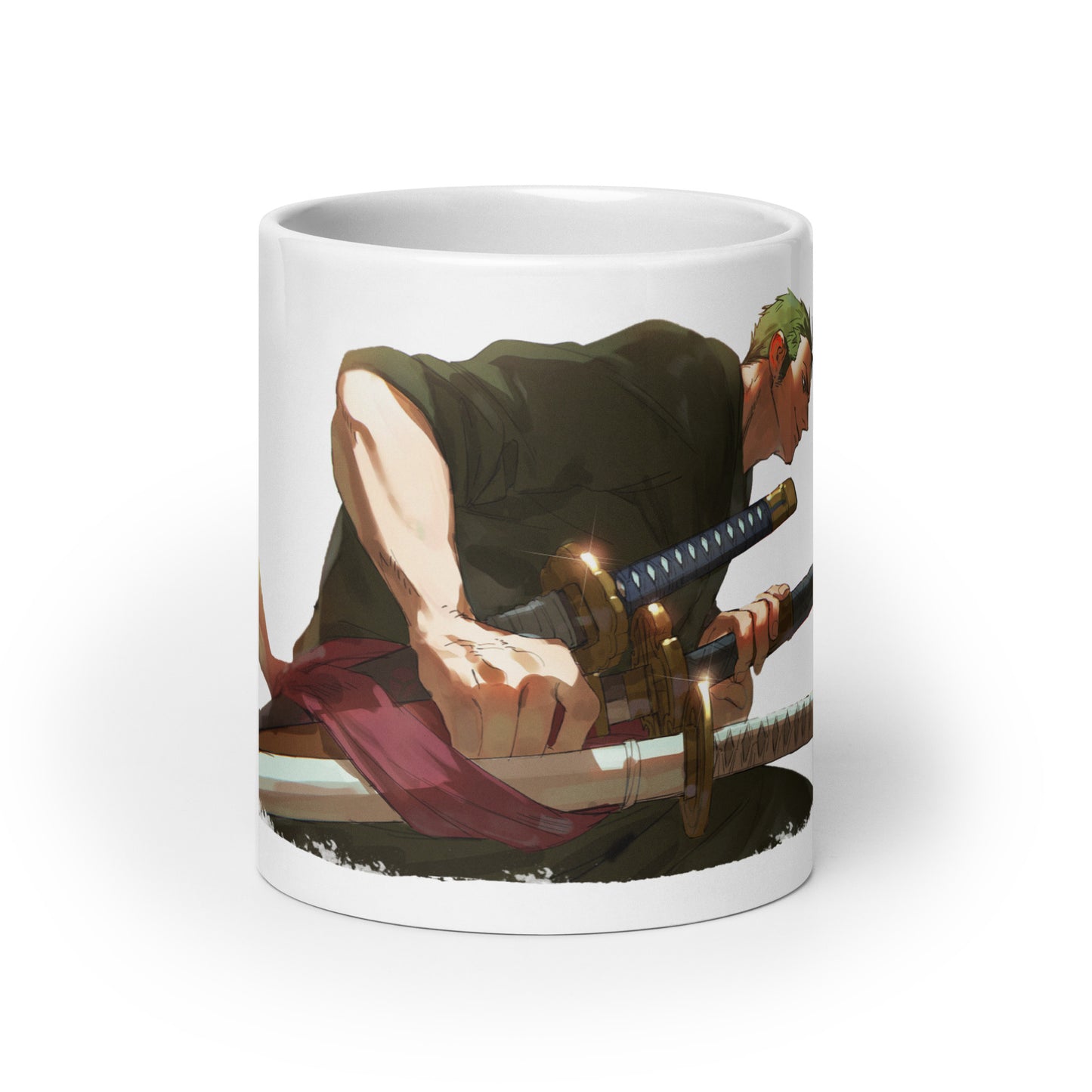 White Glossy Mug - Zoro 23