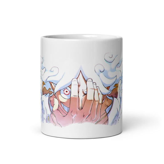 White Glossy Mug - Luffy 1