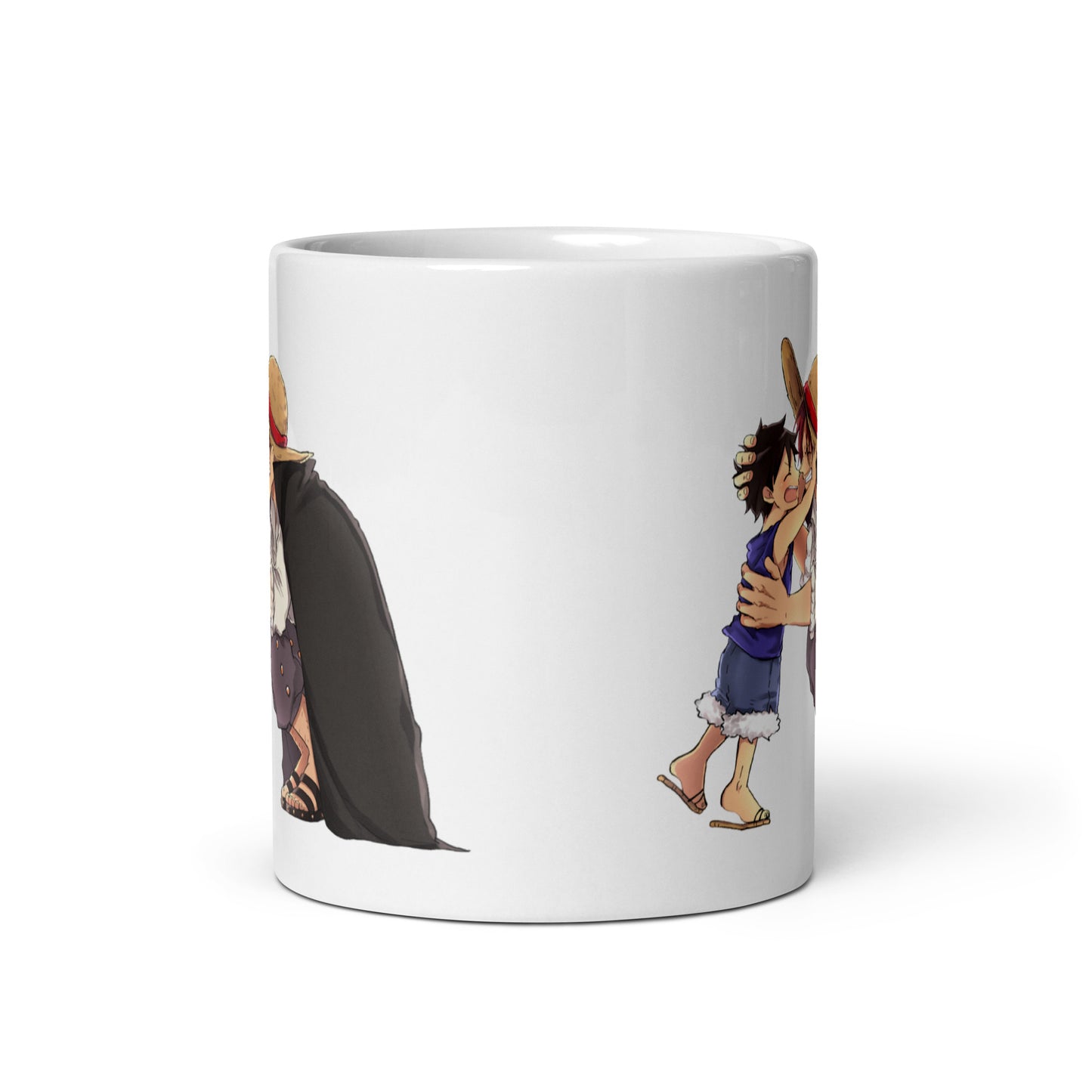 White Glossy Mug - Luffy 2