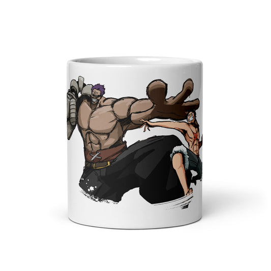 White Glossy Mug - Luffy 7