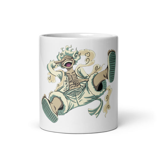 White Glossy Mug - Luffy 8