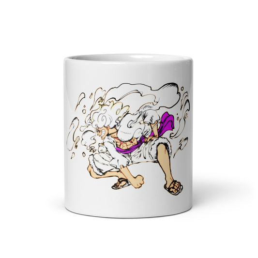 White Glossy Mug - Luffy 9