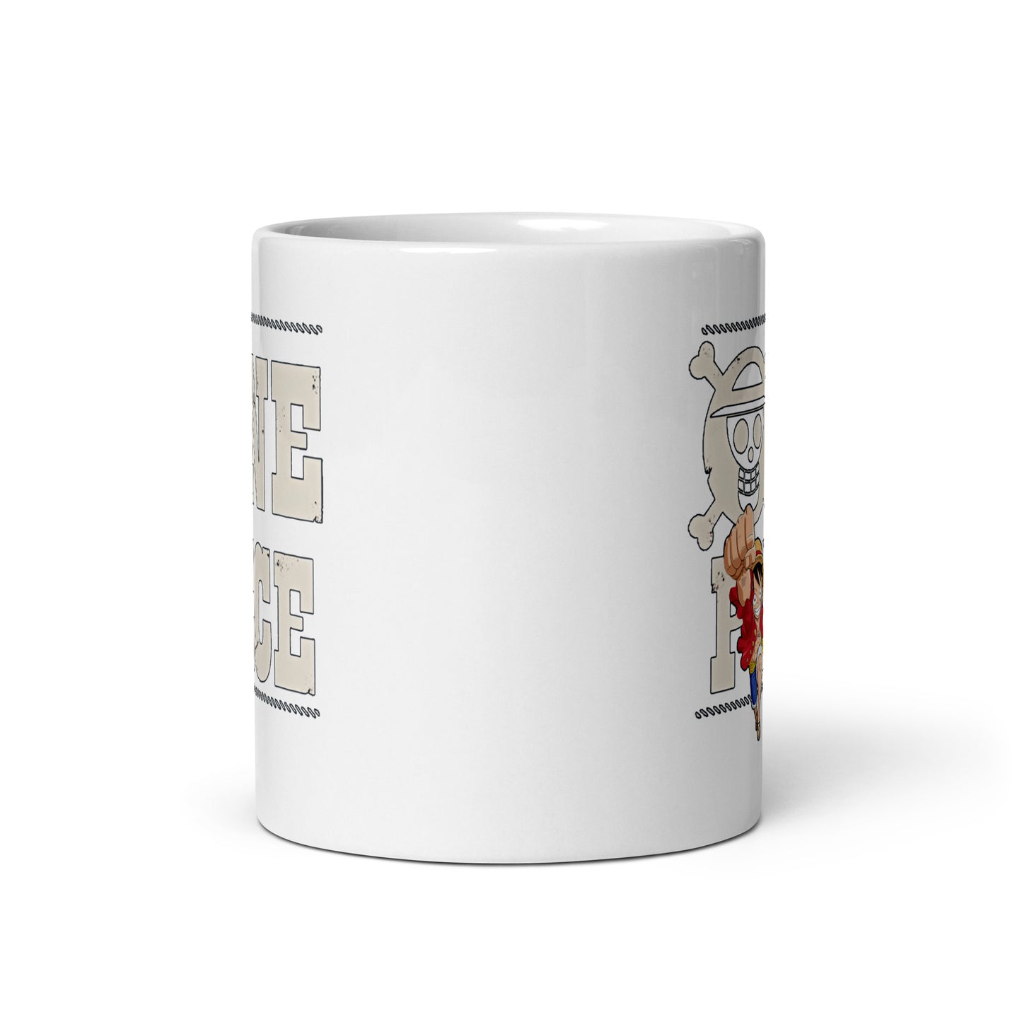 White Glossy Mug - Luffy 16