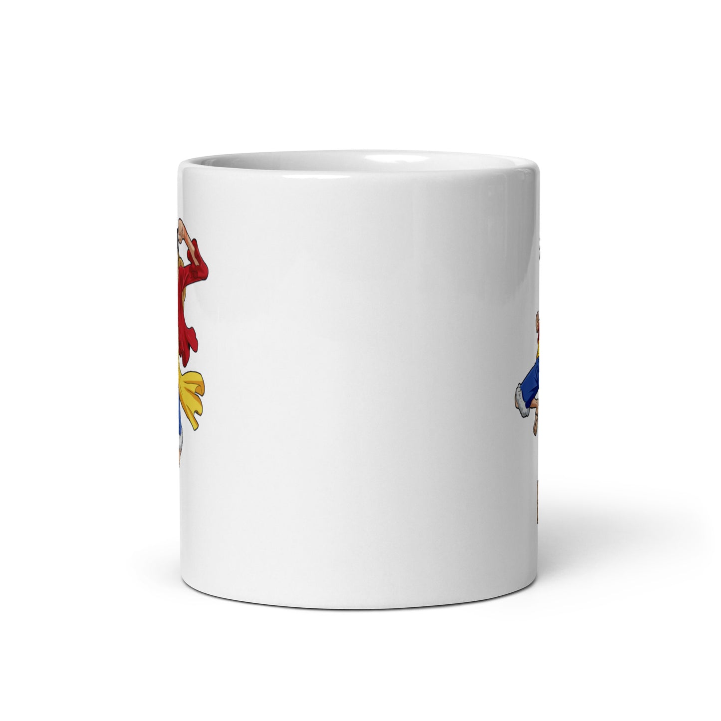 White Glossy Mug - Luffy 17