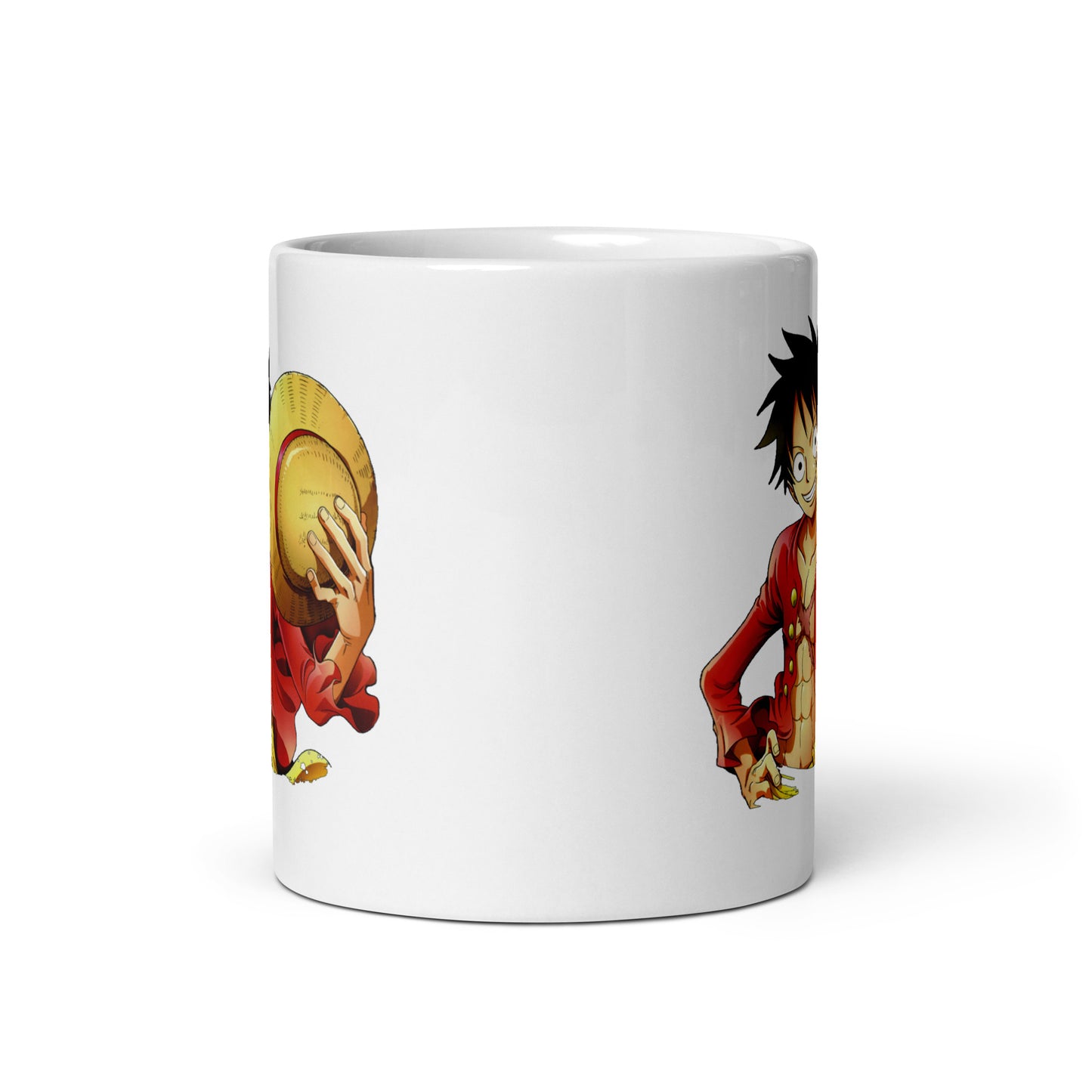 White Glossy Mug - Luffy 19