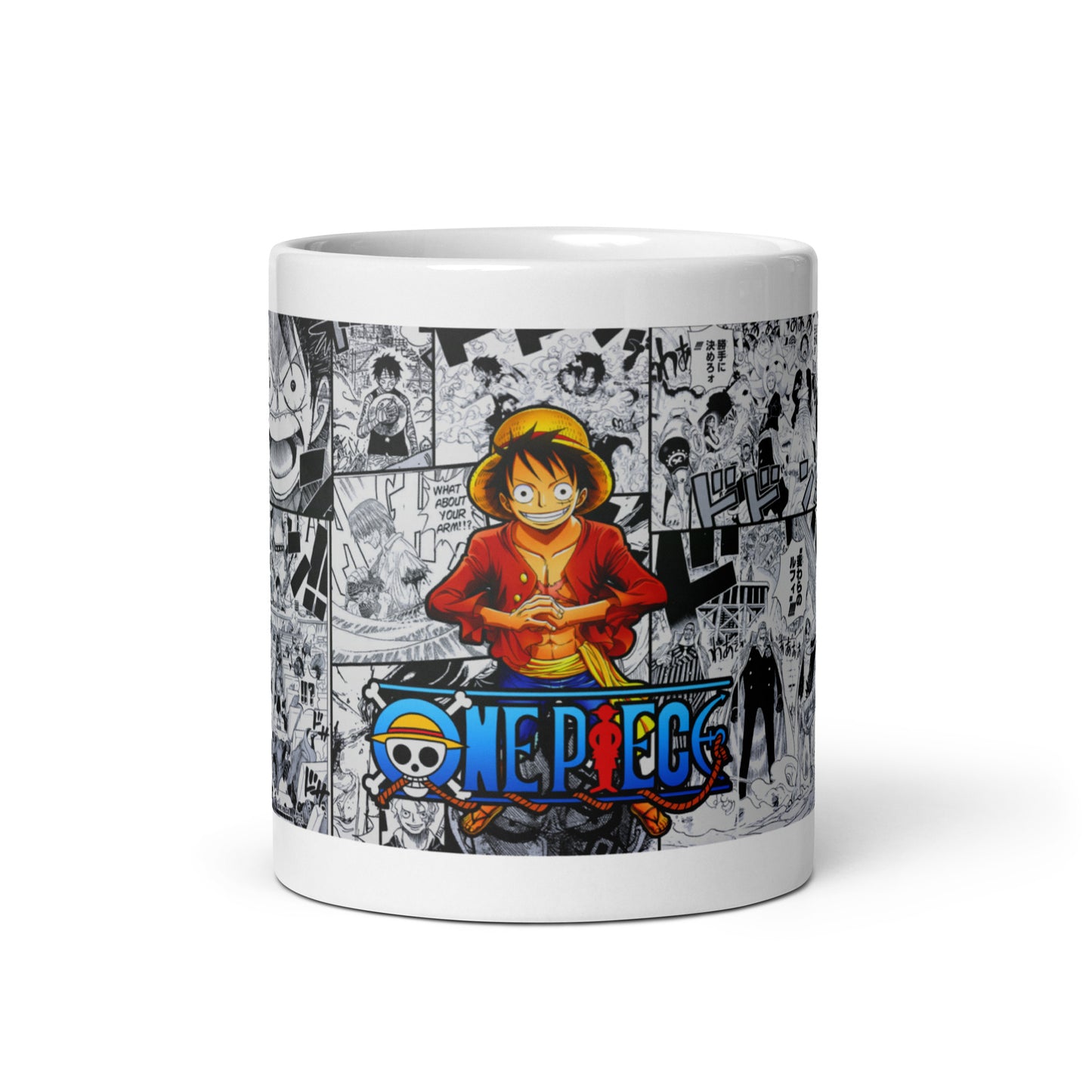 White Glossy Mug - Luffy 22