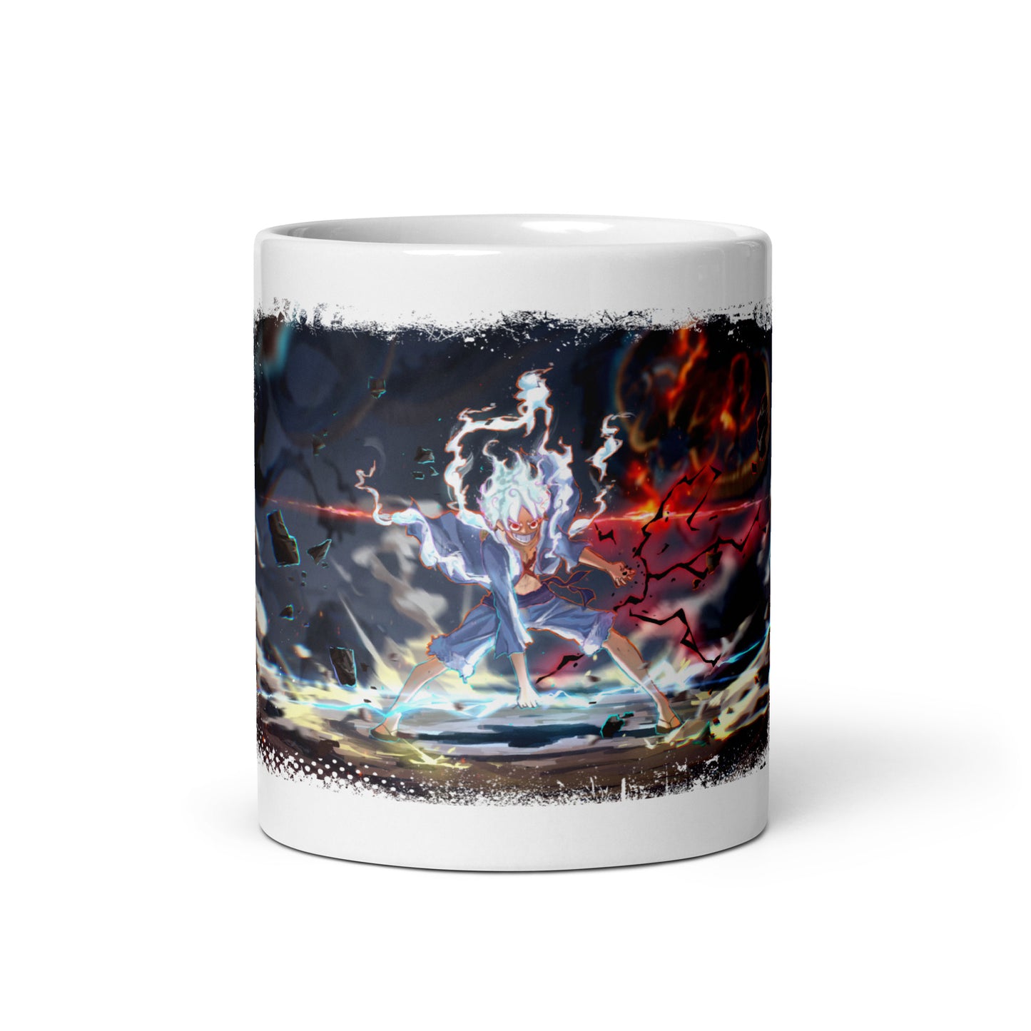 White Glossy Mug - Luffy 25