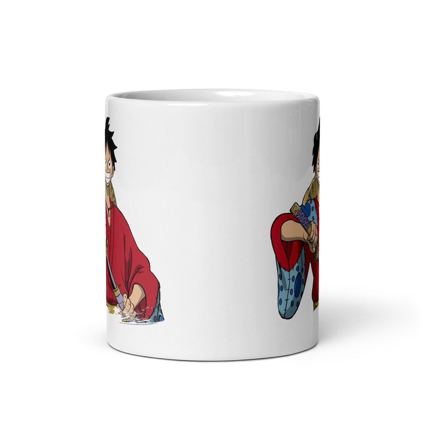 White Glossy Mug - Luffy 26