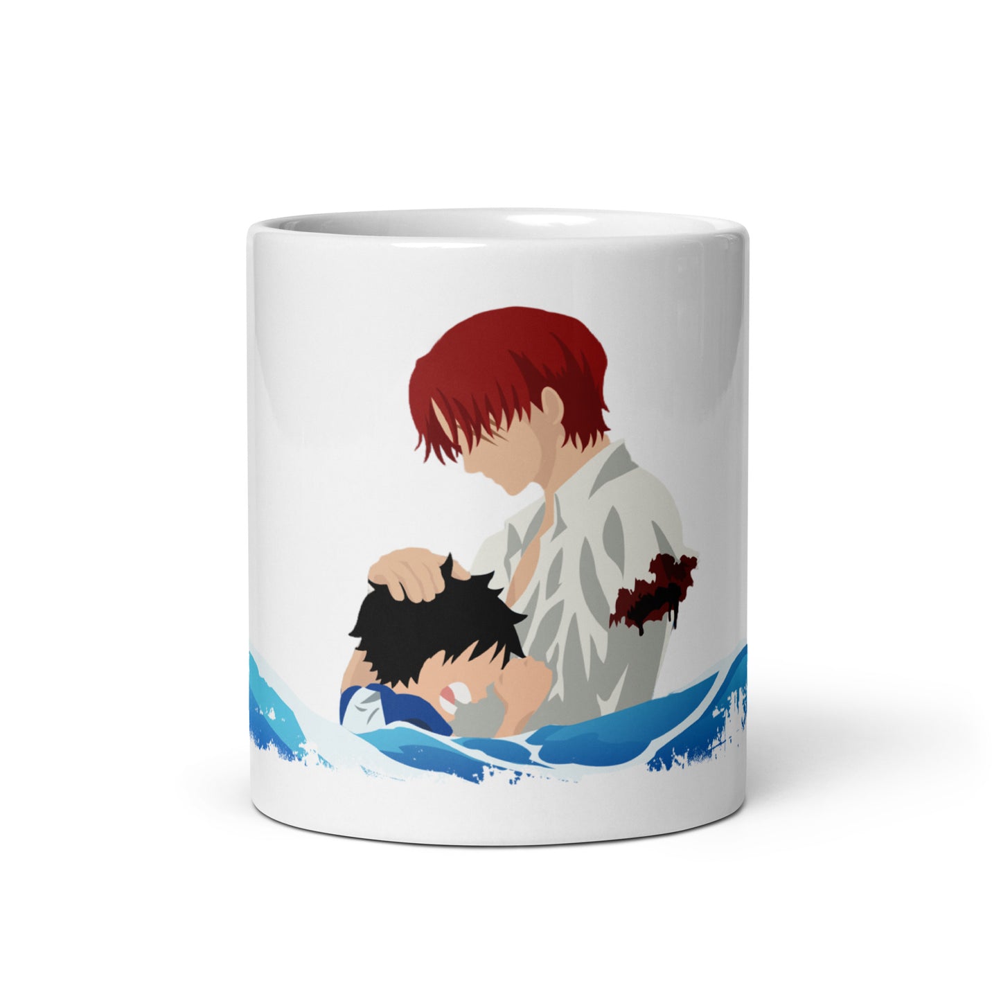 White Glossy Mug - Luffy 27