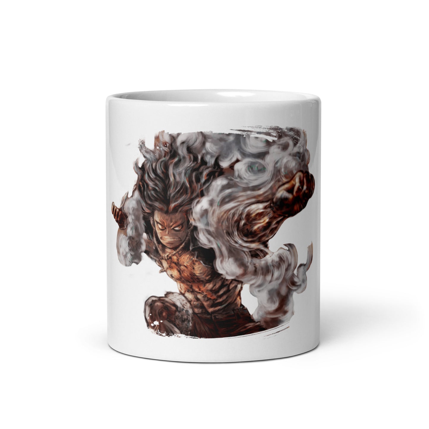 White Glossy Mug - Luffy 30