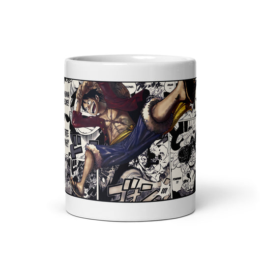 White Glossy Mug - Luffy 35