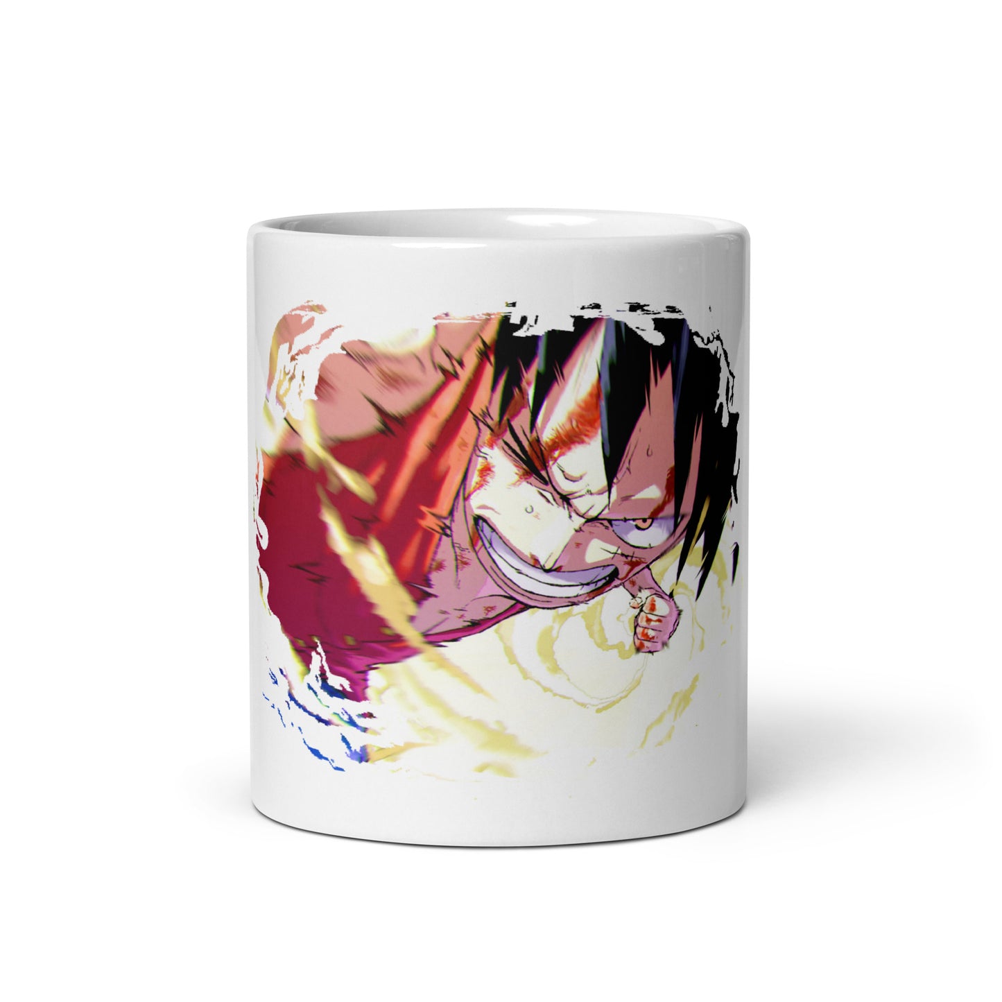 White Glossy Mug - Luffy 40