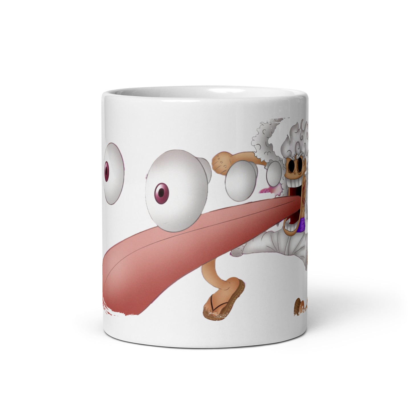 White Glossy Mug - Luffy 41