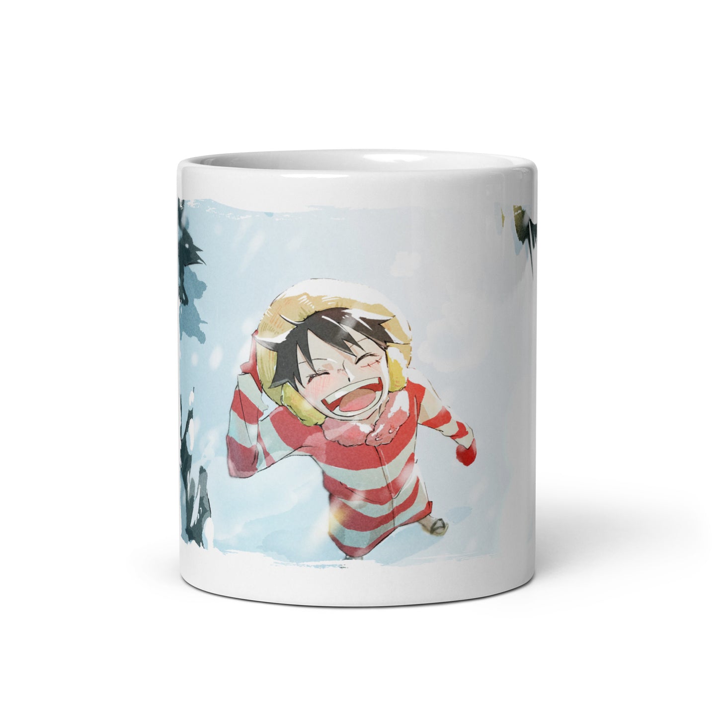 White Glossy Mug - Luffy 42