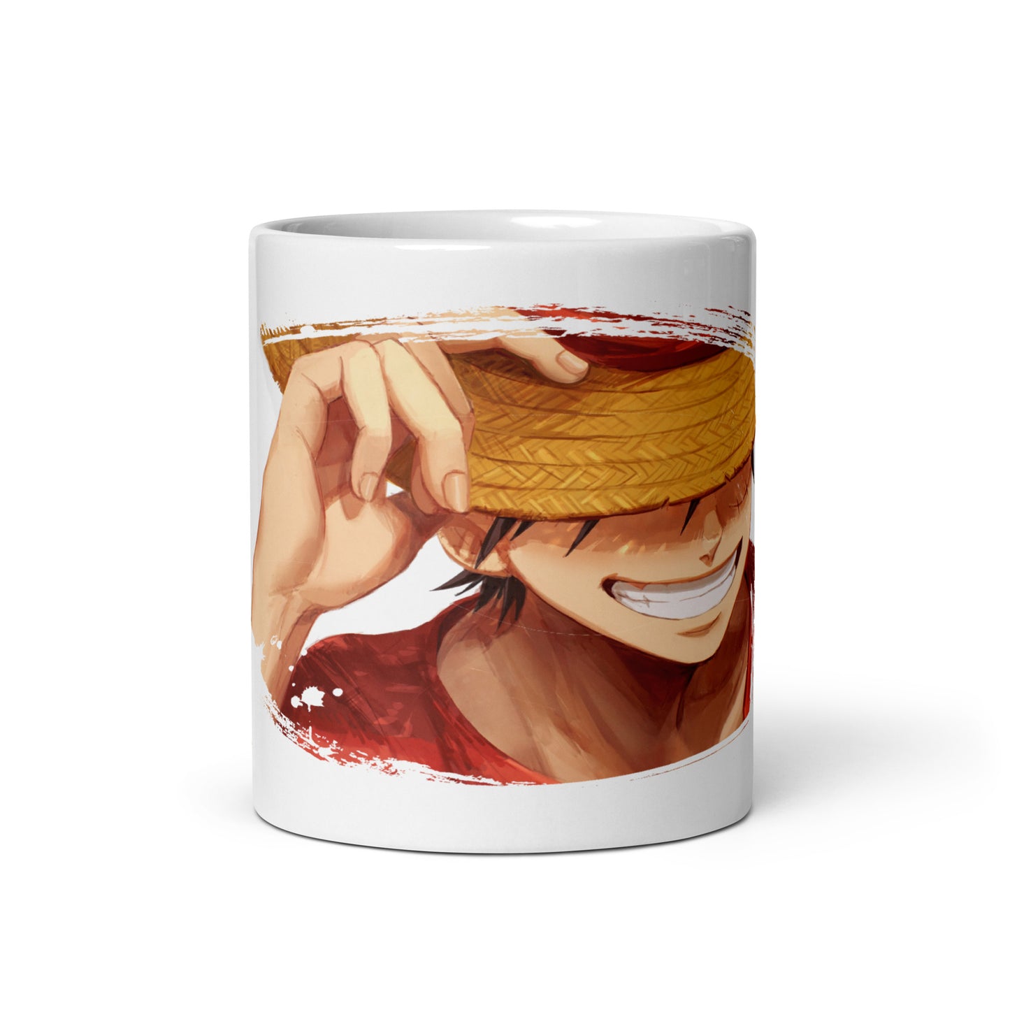 White Glossy Mug - Luffy 47