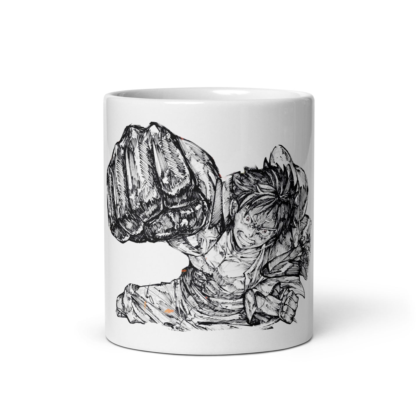 White Glossy Mug - Luffy 53