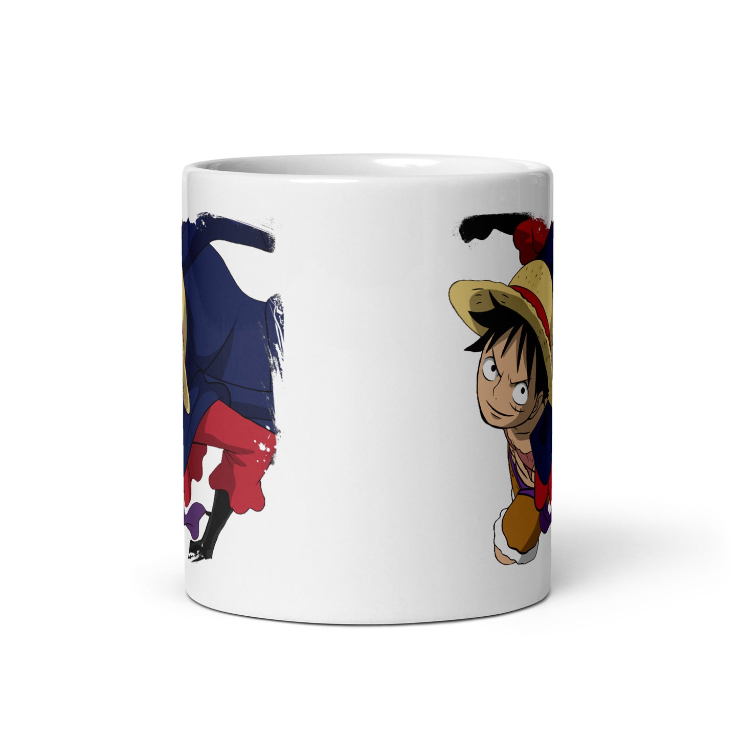 White Glossy Mug - Luffy 54