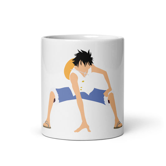 White Glossy Mug - Luffy 55