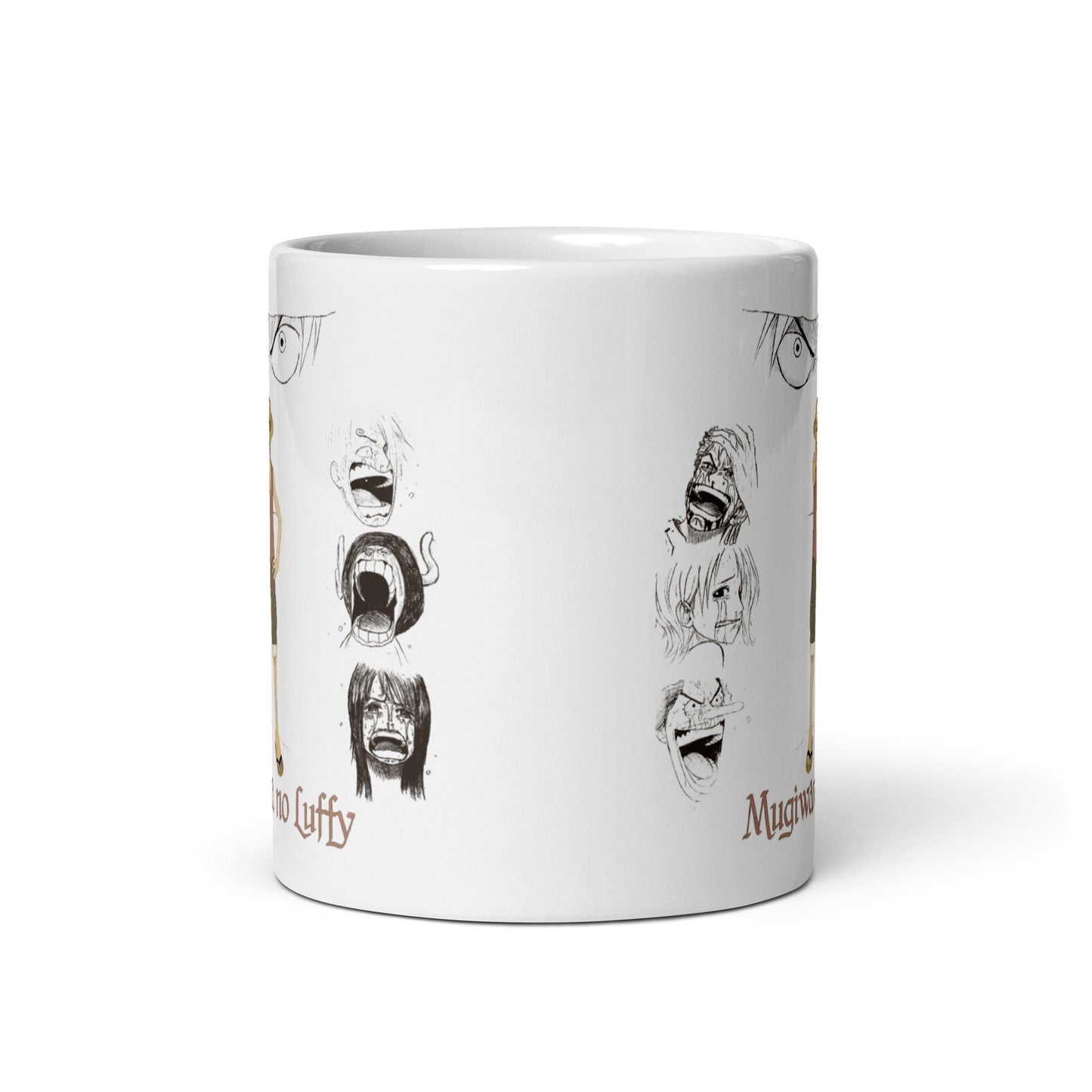 White Glossy Mug - Luffy 64