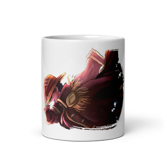 White Glossy Mug - Luffy 69