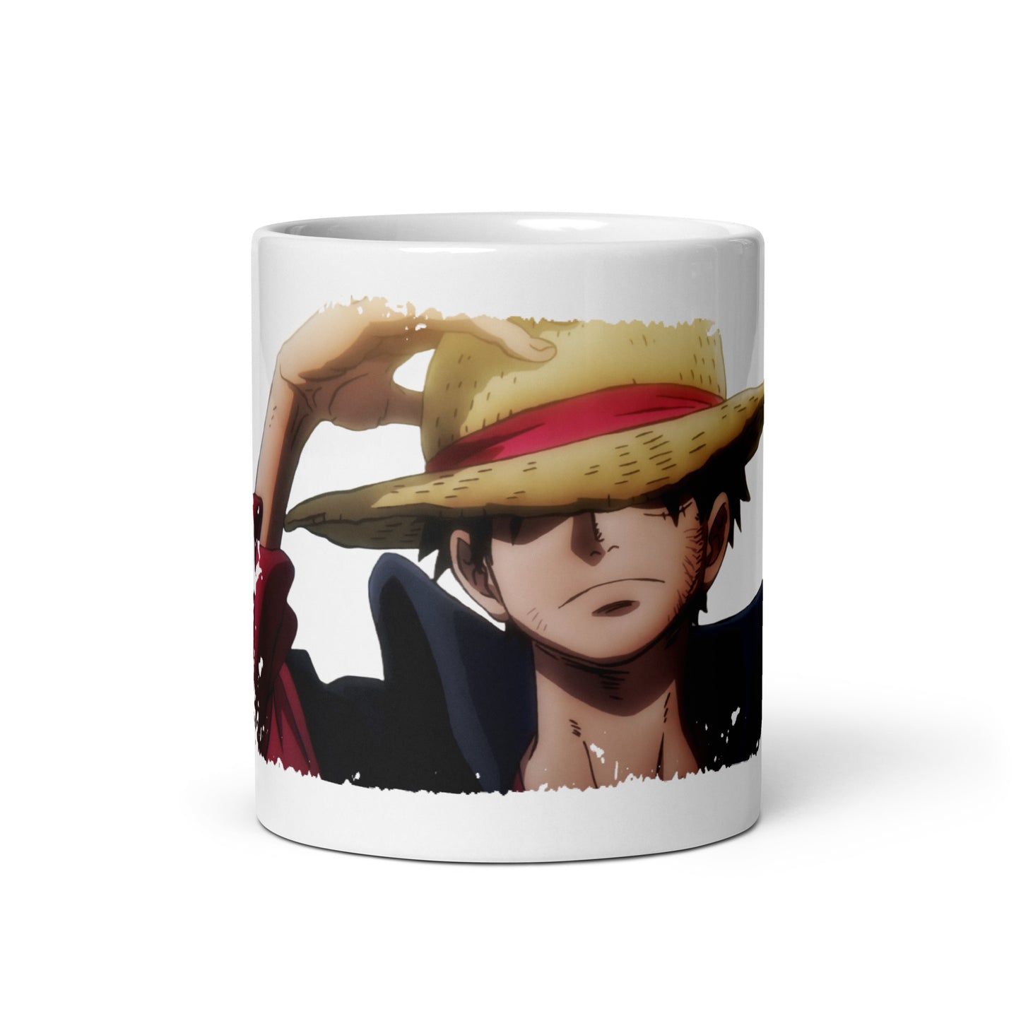 White Glossy Mug - Luffy 70