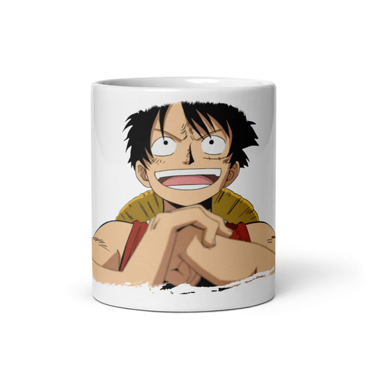 White Glossy Mug - Luffy 71