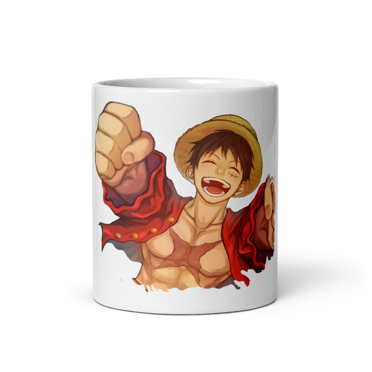 White Glossy Mug - Luffy 72