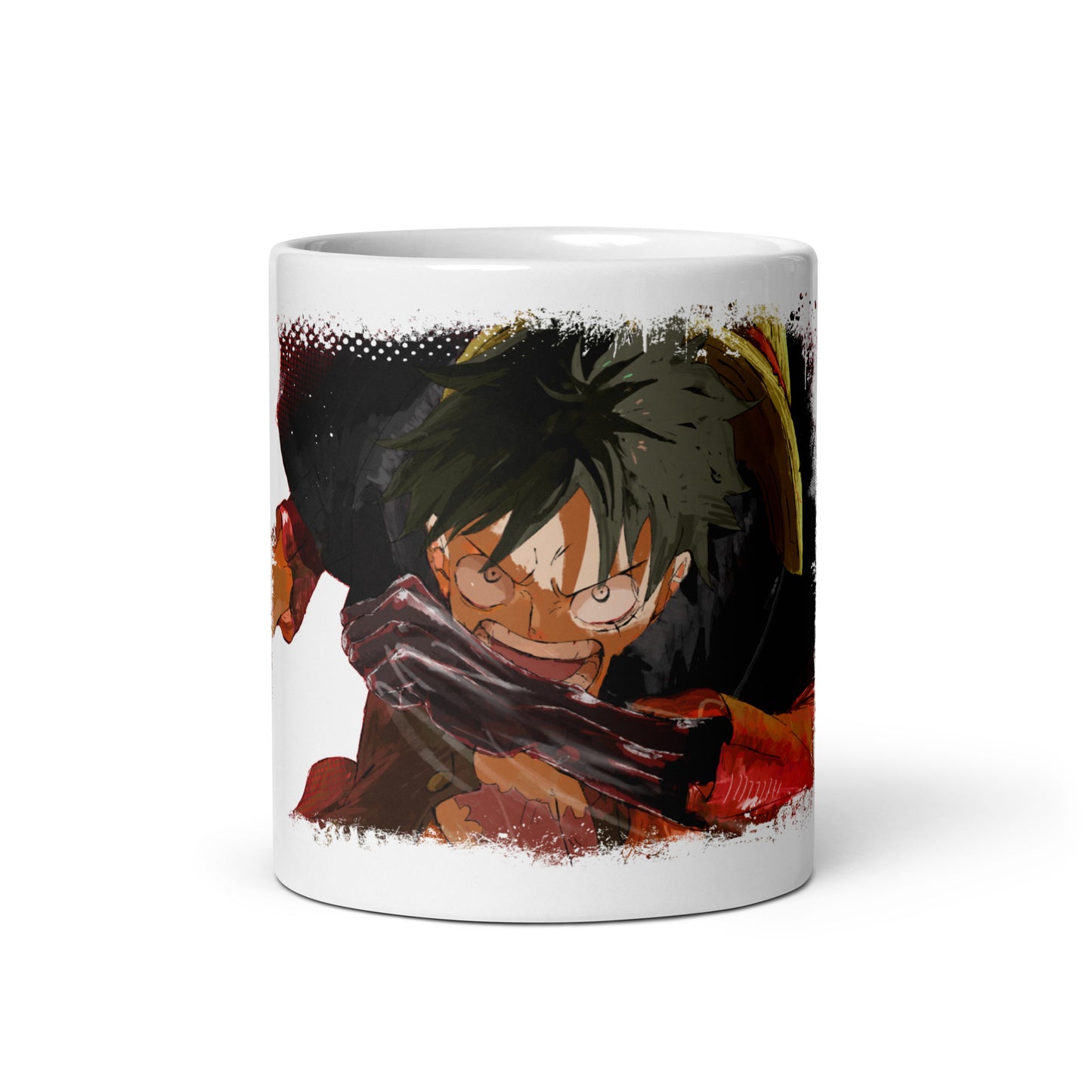 White Glossy Mug - Luffy 75