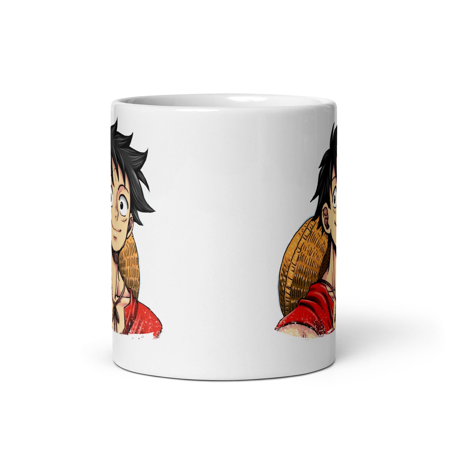 White Glossy Mug - Luffy 77