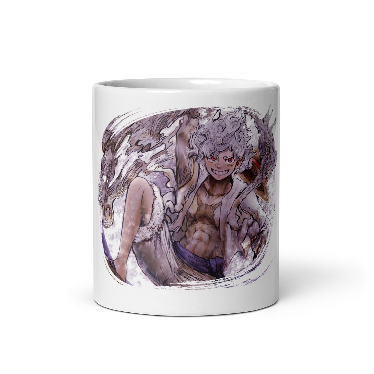 White Glossy Mug - Luffy 81