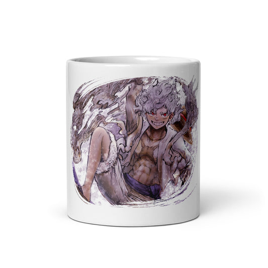 White Glossy Mug - Luffy 81