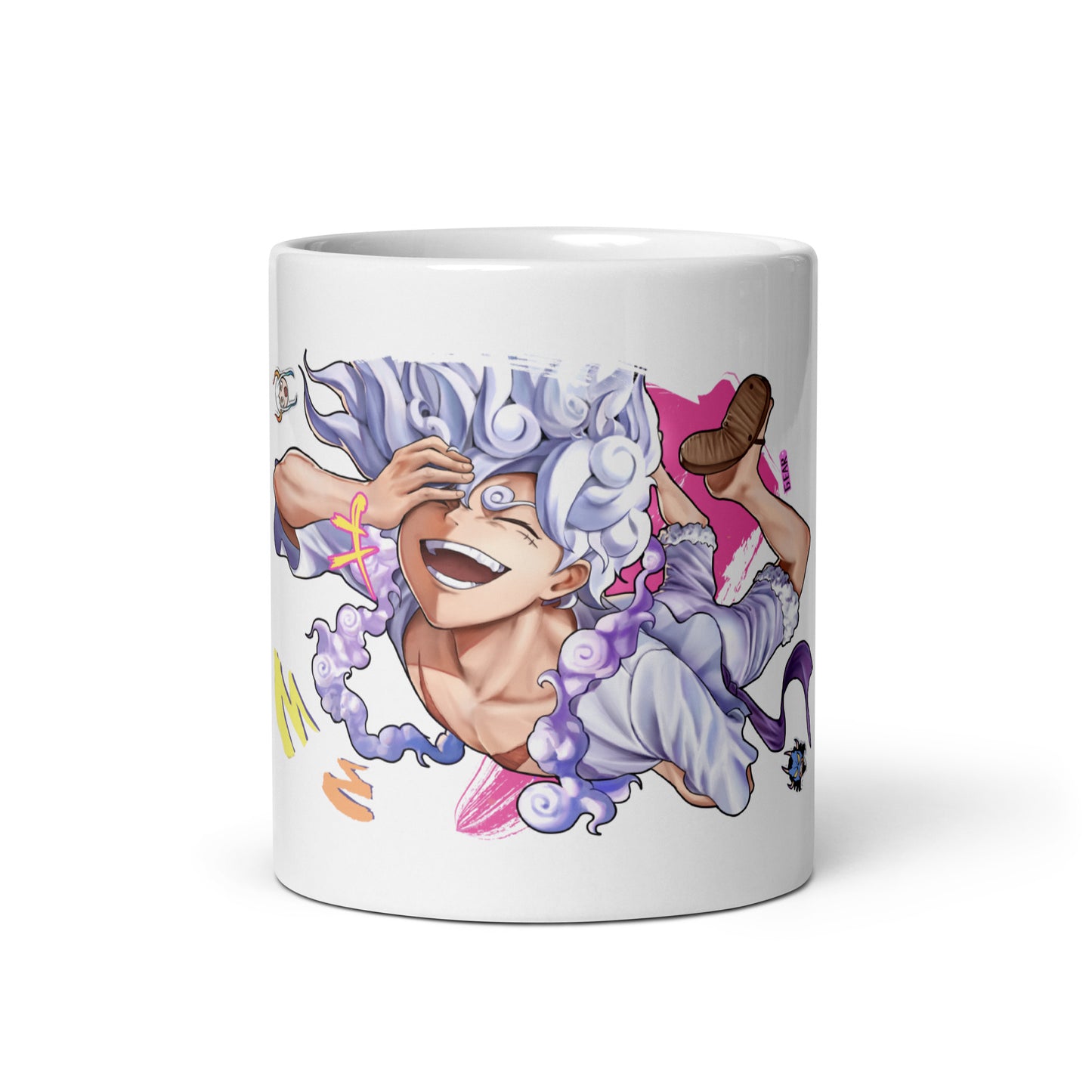 White Glossy Mug - Luffy 83