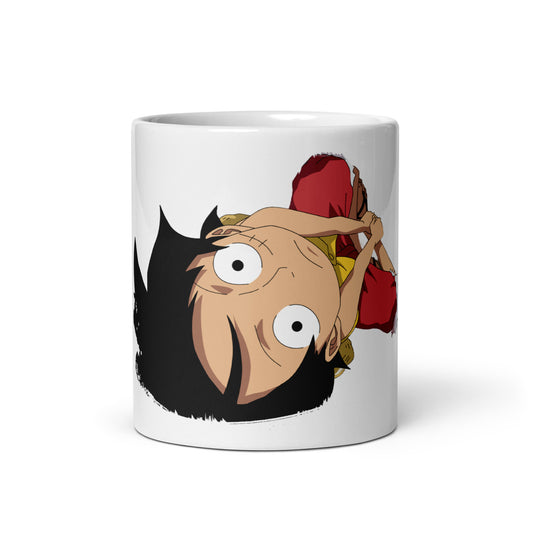 White Glossy Mug - Luffy 84