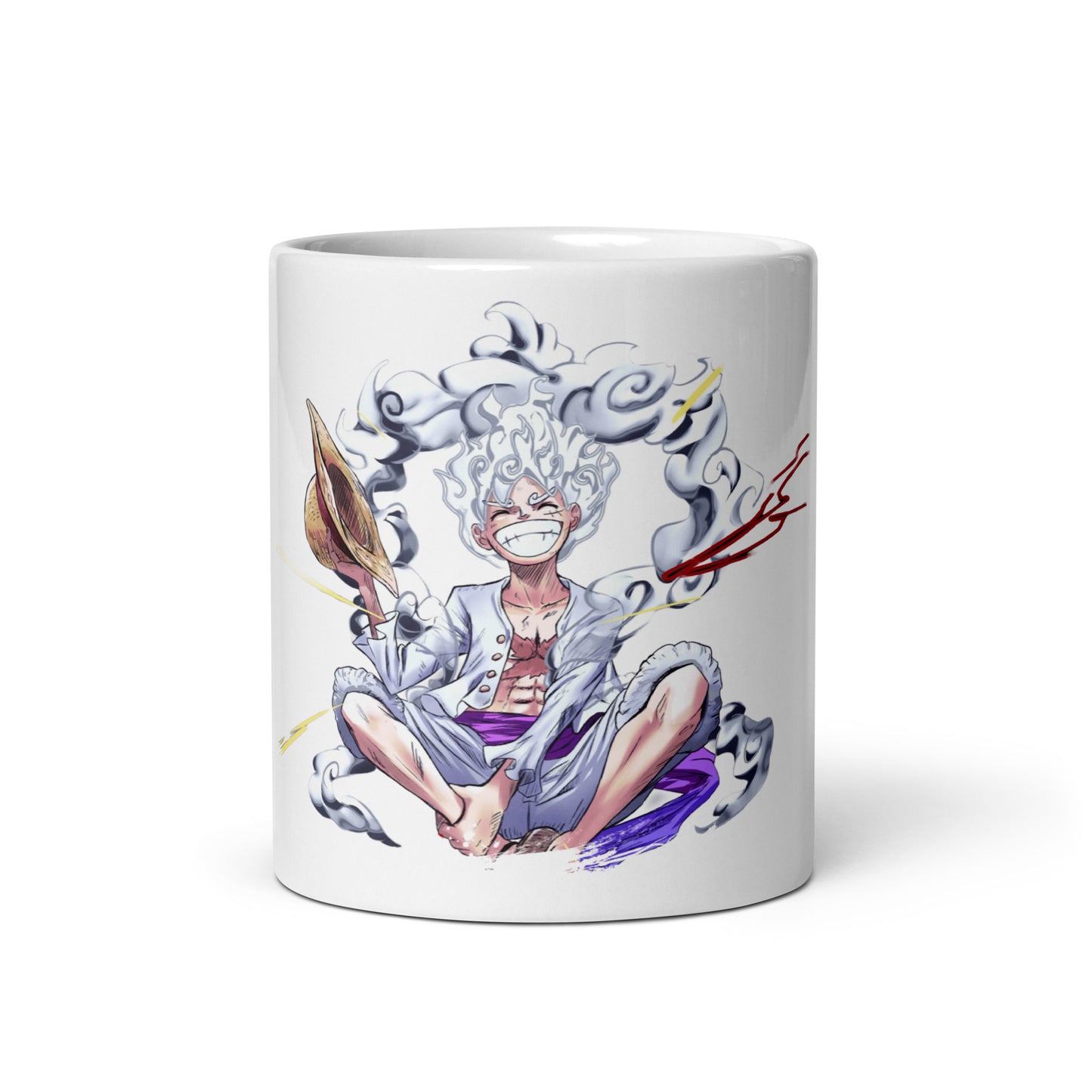 White Glossy Mug - Luffy 85