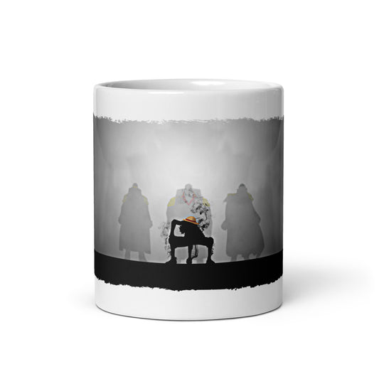 White Glossy Mug - Luffy 86