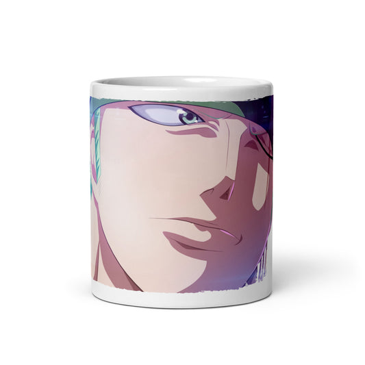 White Glossy Mug - Zoro 3