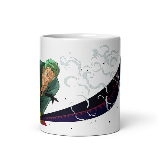 White Glossy Mug - Zoro 8