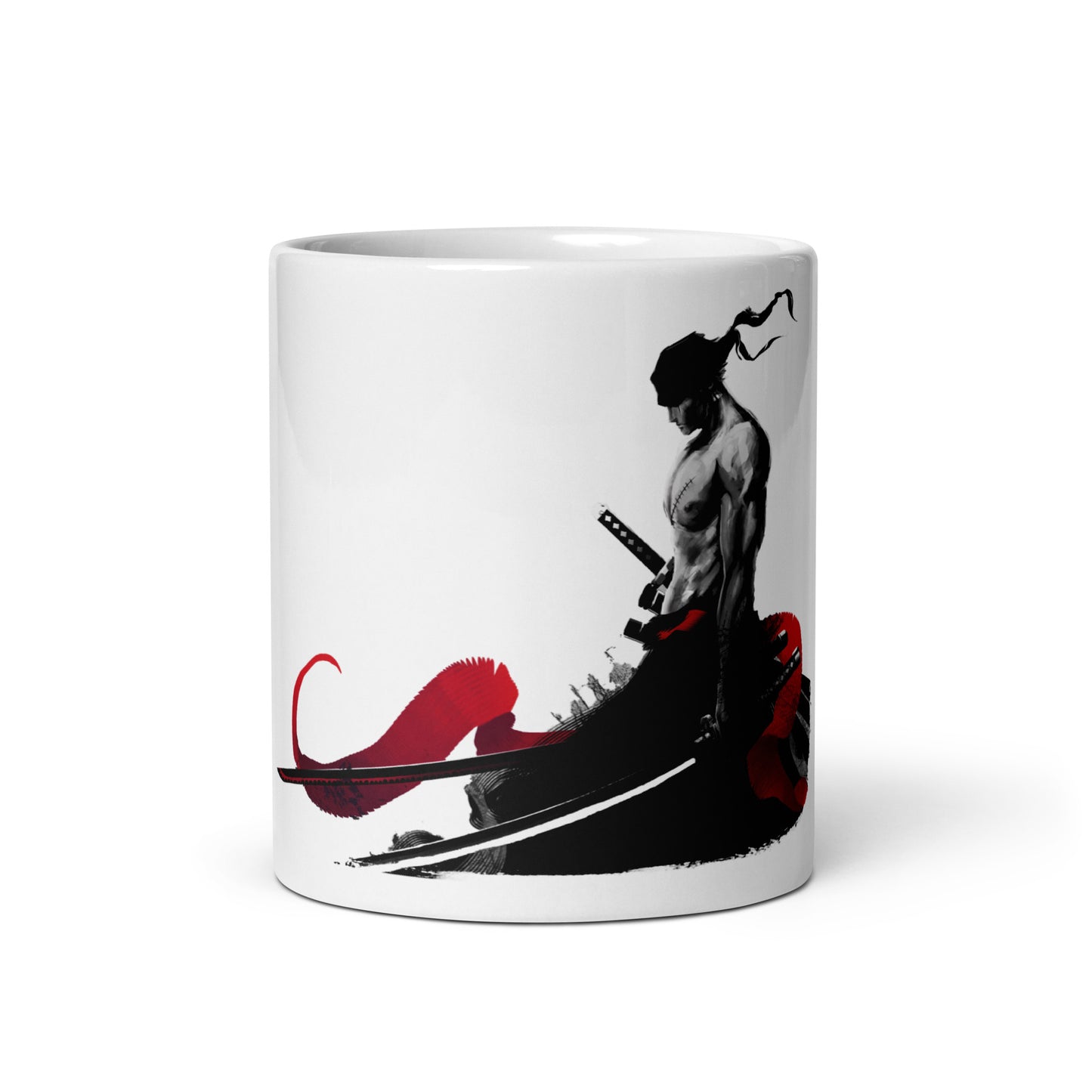 White Glossy Mug - Zoro 14