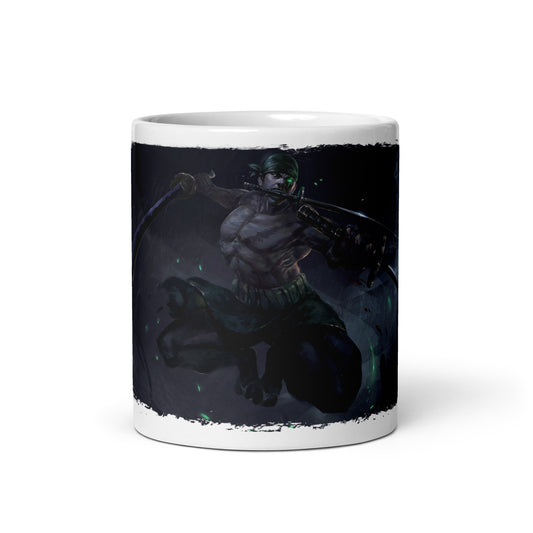 White Glossy Mug - Zoro 17