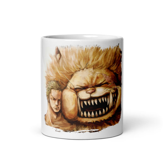 White Glossy Mug - Zoro 18