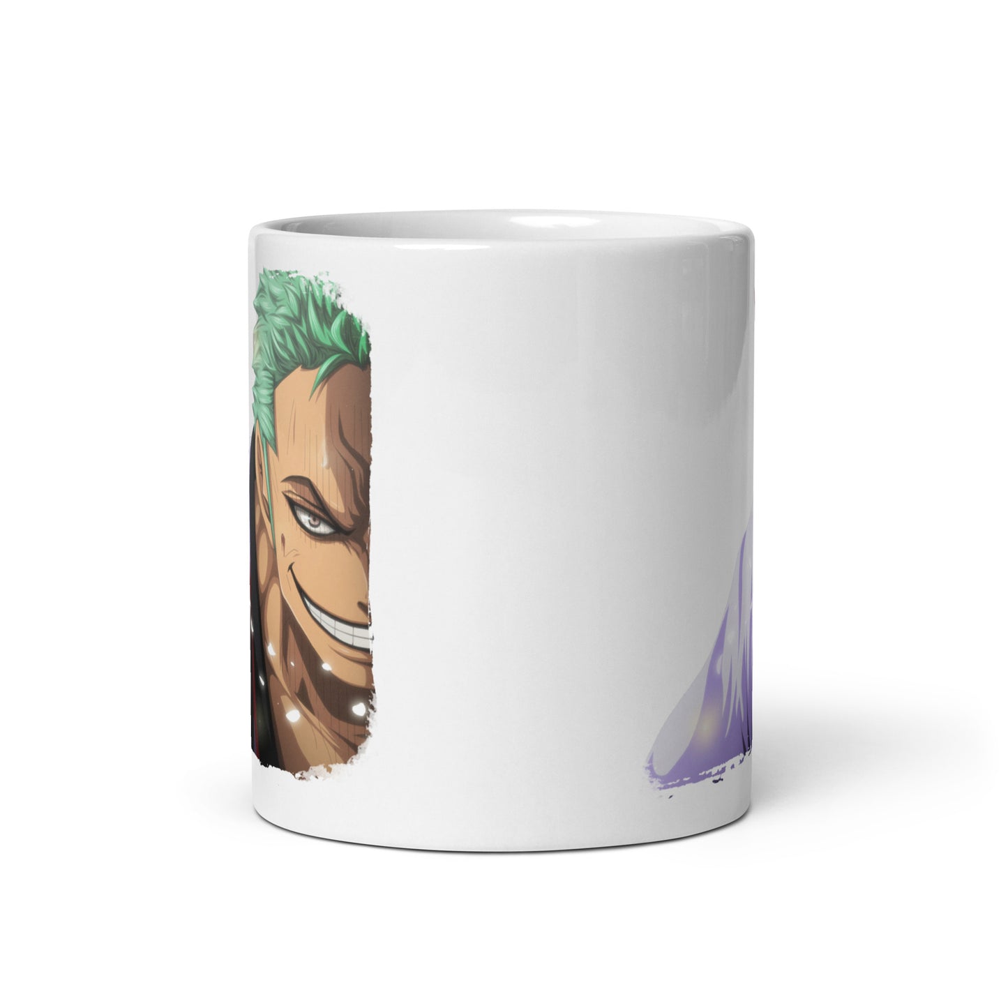 White Glossy Mug - Zoro 19 (a)