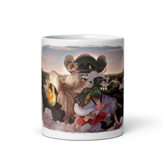 White Glossy Mug - Zoro 21