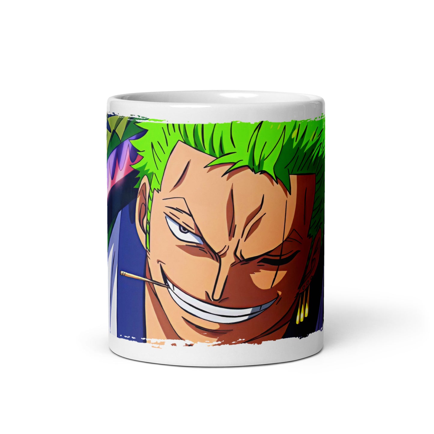 White Glossy Mug - Zoro 25