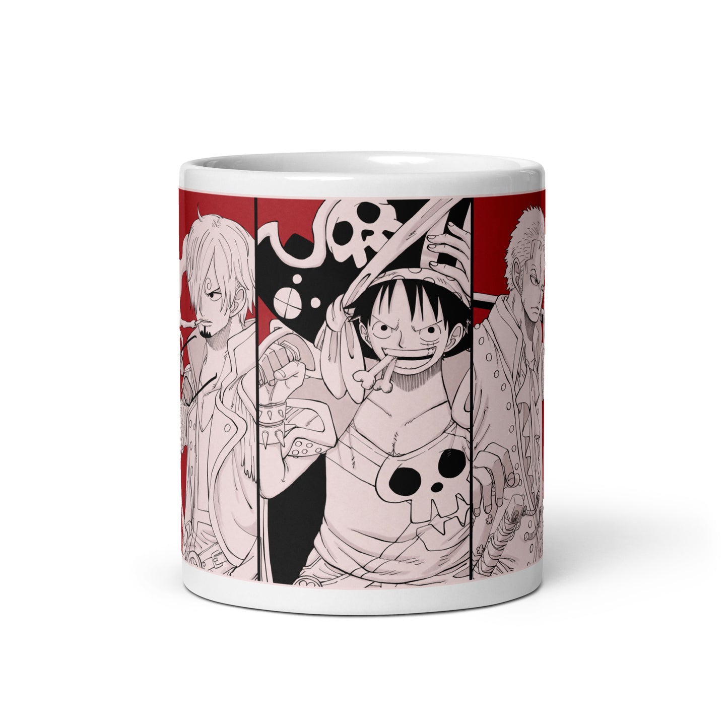 White Glossy Mug - Zoro 26 (a)