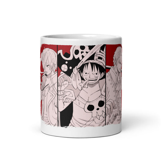 White Glossy Mug - Zoro 26 (b)